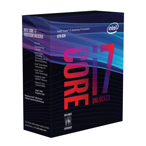 Intel Core i7-8700K processor 3.7 GHz 12 MB Smart Cache Box