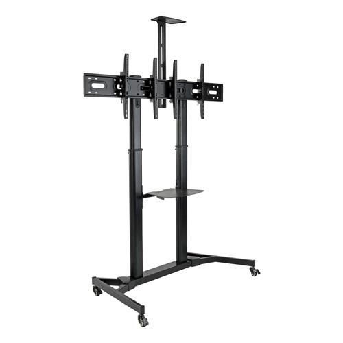 Tripp Lite DMCSD3545M Rolling Dual-Screen TV/Monitor Cart - For Two 35" to 45" TVs and Monitors Side-by-Side Mounting
