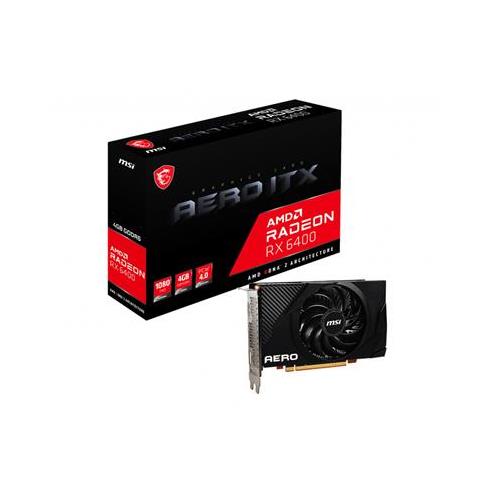 MSI Radeon RX 6400 AERO ITX 4G AMD 4 GB GDDR6