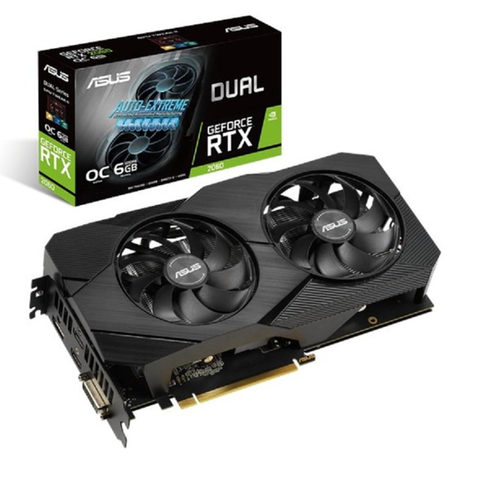Asus GeForce RTX 2060 DUAL EVO OC 6GB Graphics Card