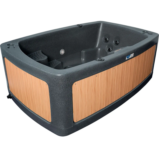RotoSpa DuoSpa Compact S080 Hot Tub - Dark Grey/Teak