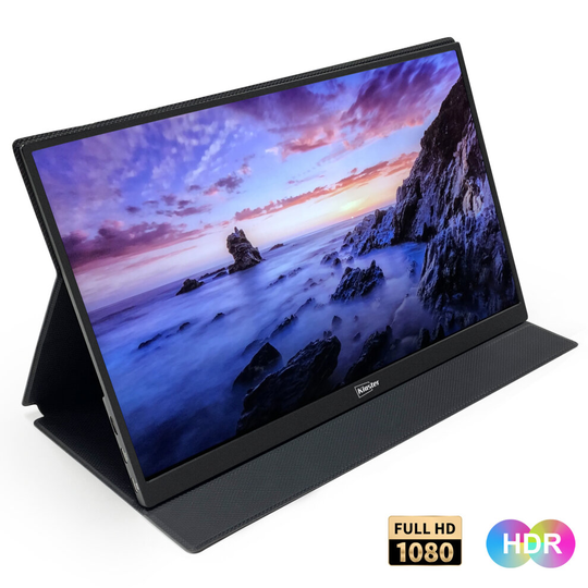 (15.6 Inch) Portable Monitor 1920×1080 FHD External Monitor IPS Extend Screen, Built-in Speakers, Portable Gaming Monitors for Laptop/PS4/PS5/Xbox/Pho