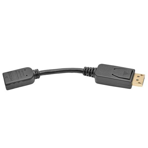 Tripp Lite P136-000 DisplayPort to HDMI Adapter Video Converter (M/F) 6-in. (15.24 cm)