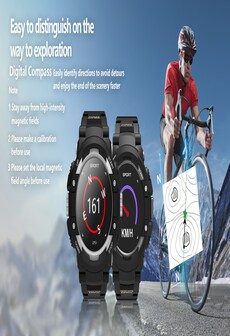 No.1 F7 Smartwatch - GPS, Bluetooth 4.2, Heart Rate, Pedometer, Sleep Monitor, Call Alert, IP67 Waterproof Gray