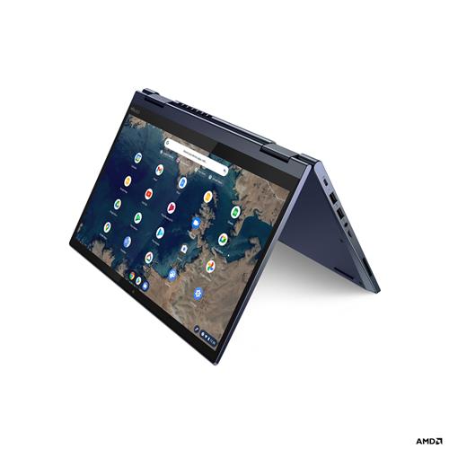Lenovo ThinkPad C13 Yoga 3500C Chromebook 33.8 cm (13.3") Touchscreen Full HD AMD Ryzen 5 8 GB DDR4-SDRAM 128 GB SSD Wi-Fi 6 (802.11ax) Chrome OS Blue