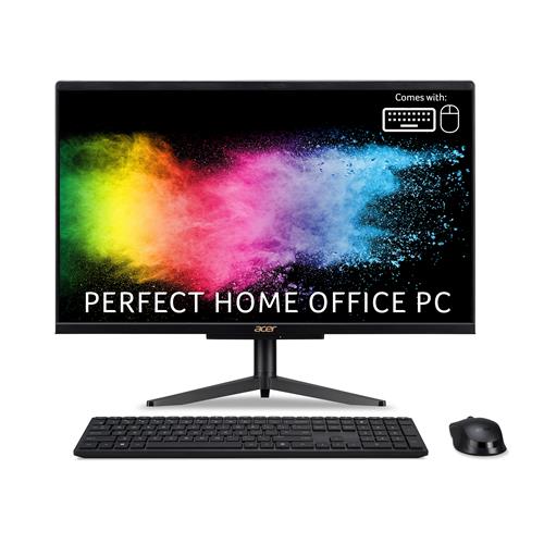 Acer Aspire C24-1600 All-in-One PC - (Intel Pentium N6005 8GB 256GB SSD 23.8 inch Full HD Display USB Keyboard and Mouse Windows 11 Black)