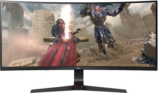 LG 34GL750-B 34'' UltraGear IPS Curved Gaming Monitor with G-Sync