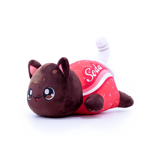 (Coke Cat) 10'' aphmau Cat Plush Toy Stuffed Dolls Kids Toys