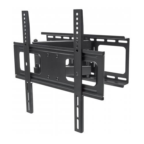 Manhattan TV & Monitor Mount Wall Full Motion 1 screen Screen Sizes: 32-55" Black VESA 200x200 to 400x400 Max 50kg LFD Tilt & Swivel with 3 Pivots Lifetime Warranty