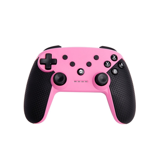 Wireless Game Joystick Bluetooth Gamepad for Nintendo Switch Lite Pro Controller (Pink+ Black)|