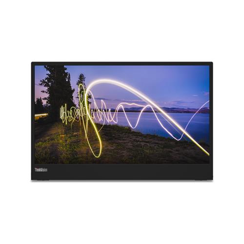 Lenovo ThinkVision M15 39.6 cm (15.6") 1920 x 1080 pixels Full HD LED Black