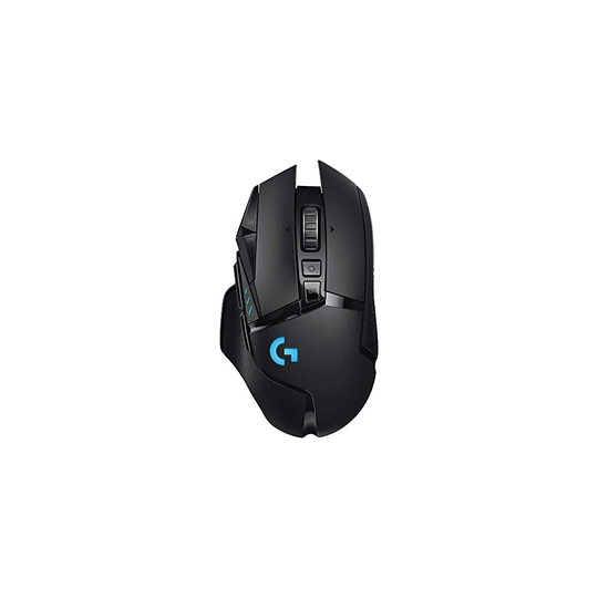 Logitech G502 LIGHTSPEED Wireless Gaming Mouse, HERO 25K Sensor, 25,600 DPI, RGB, Adjustable Weights, 11 Programmable Buttons, Long Battery