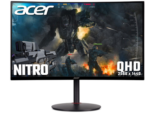 ACER Nitro XZ270UPbmiiphx Quad HD 27" Curved VA LCD Gaming Monitor - Black