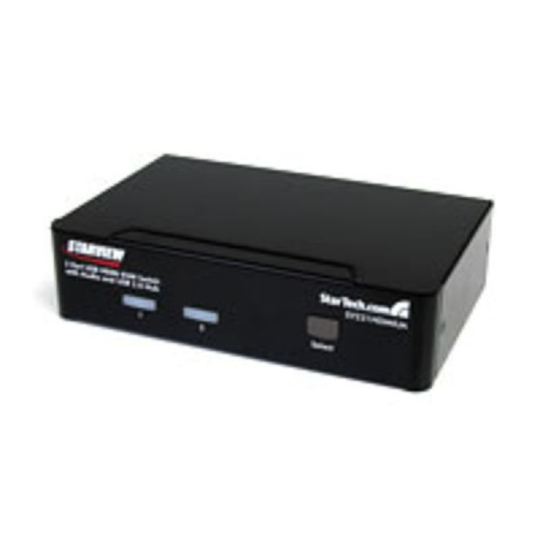 EXDISPLAY StarTech.com 2 Port HDMI KVM with Audio - Dual Port KVM Switch