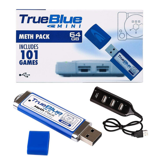 True Blue Mini - Meth Pack ( 64 GB ) 101 of the best PS1 games included