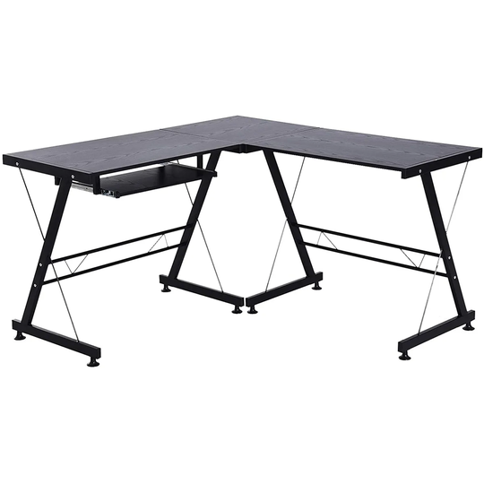 Zennor Arpina Corner Desk - Black