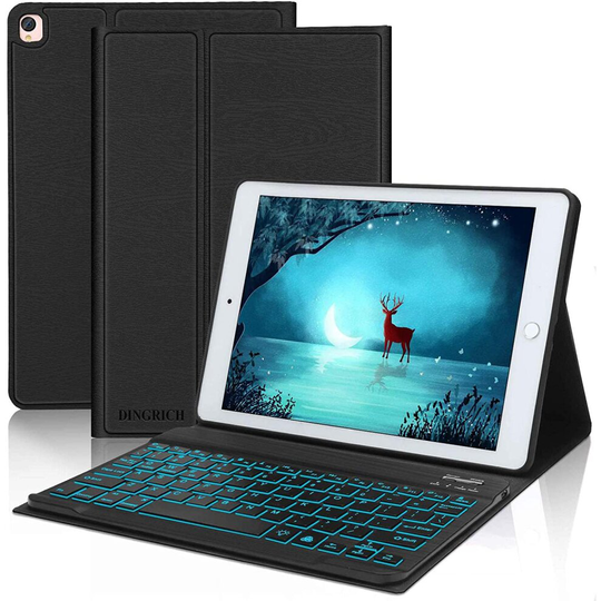 iPad 9th Generation Case with Keyboard,Compatible with iPad 10.2 9th Gen 2021/8th Gen 2020/7th Gen 2019/Air 10.5 3rd Gen,Smart...