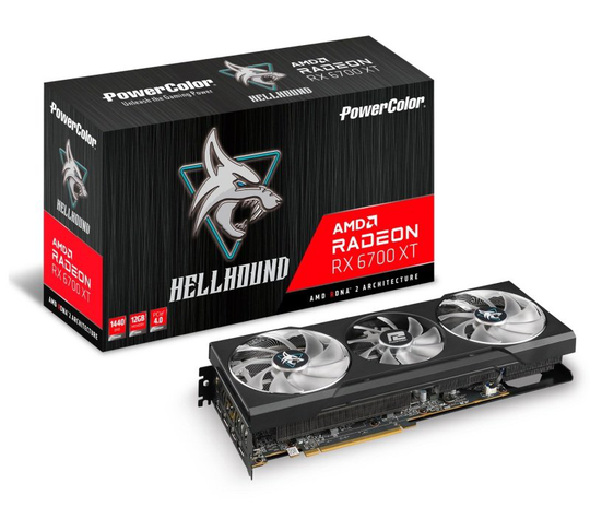 PowerColor Radeon RX 6700 XT 12GB Hellhound Graphics Card