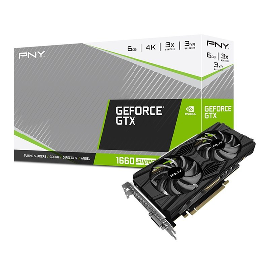Pny GeForce Gtx 1660 Super Twin Fan Graphics Card