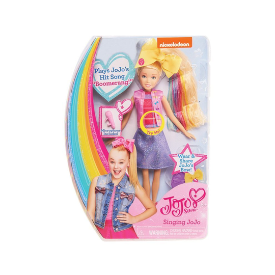 Nickelodeon's Jo Jo Siwa Singing Doll New Sealed Including Bow and Microphone