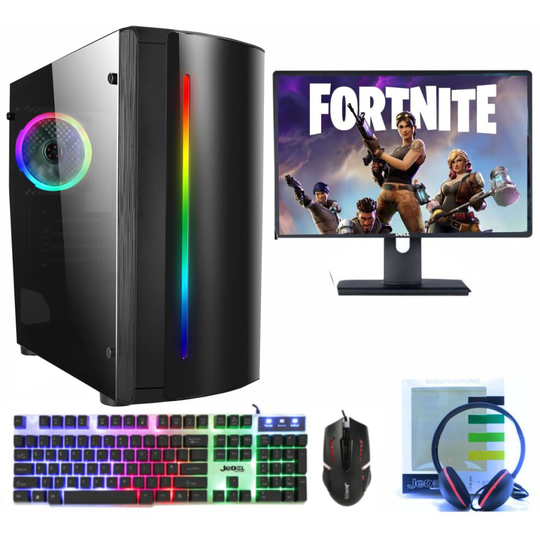 Fast Gaming PC Bundle Intel Quad Core i5 16GB 1TB 120GB 4GB GTX1650