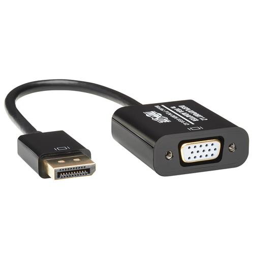 Tripp Lite P134-06N-VGA-V2 DisplayPort to VGA Active Adapter Video Converter DP ver 1.2 (M/F) 6-in. (15.24 cm)