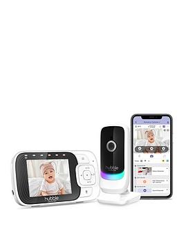 Hubble Nursery Pal Essentials Smart 2.8” Baby Monitor with Fixed Camera, White