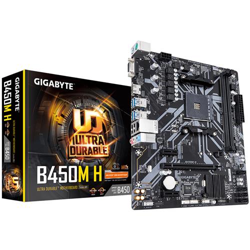 Gigabyte B450M H motherboard Socket AM4 Micro ATX AMD B450