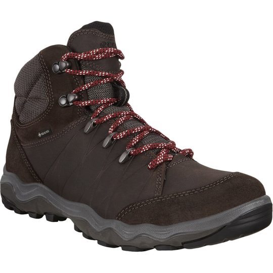 (7-7.5 (41EU) UK, Licorice) ECCO Mens Ulterra Gore-Tex GTX Leather Outdoors Walking Hiking Ankle Boot