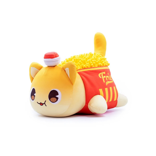 (French fries Cat) 10'' aphmau Cat Plush Stuffed Dolls Kids Toys GIFT