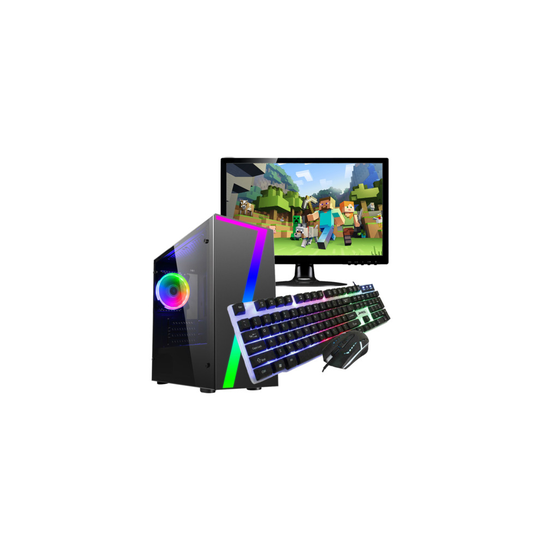 Gaming PC Computer Bundle Intel Quad Core i5 16GB 1TB 4GB GTX 1630 W10