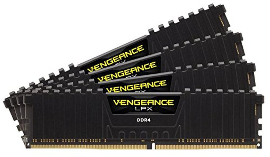 Corsair Vengeance LPX 32GB (4x8GB) DDR4 DRAM 2666MHz C16 Memory Kit