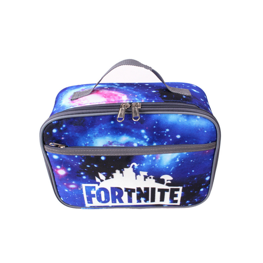 (Blue 01) FORTNITE Portable Lunch Bag School Out Lunchbox