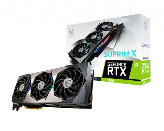 Msi GeForce Rtx 3070 Suprim X 8GB Lhr Graphics Card