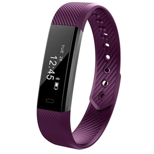 Aquarius AQ115HR Fitness Tracker with Heart Rate Monitor - Purple