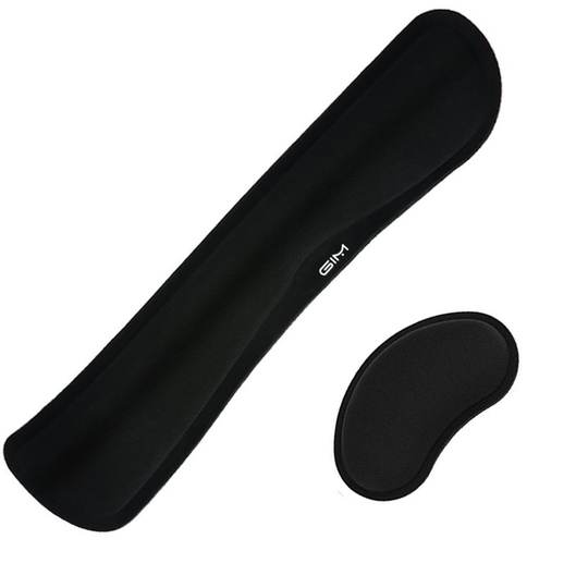 Keyboard Wrist Rest Pad, GIM Mouse Keyboard Gel Wrist Rest Support Pad Set, Ergonomic Wrist Cushion Support with Memory Foam for Computer Laptop...