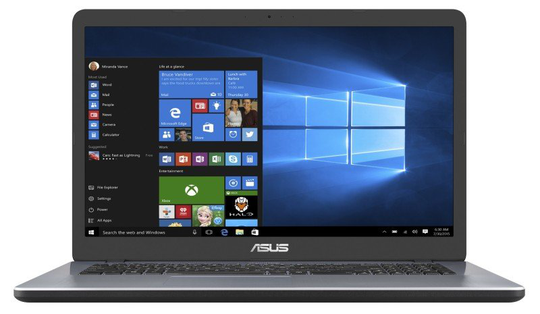 ASUS Vivobook X705MAR Celeron N4020 8GB 1TB HDD 17.3" HD+ Win10 Home Laptop