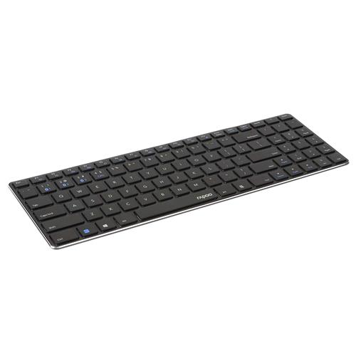 Rapoo E9100M keyboard RF Wireless + Bluetooth QWERTY Black