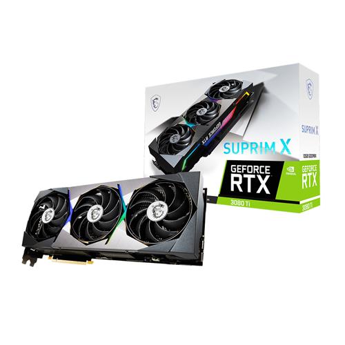 MSI RTX 3080 Ti SUPRIM X 12G NVIDIA GeForce RTX 3080 Ti 12 GB GDDR6X
