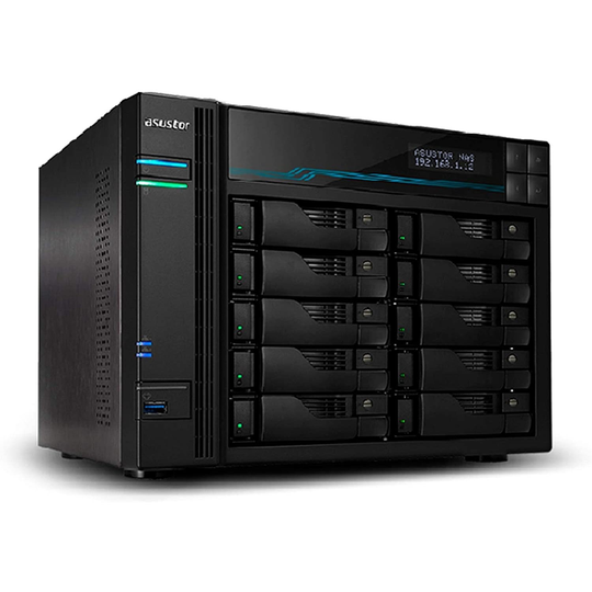 Asustor Lockerstor 10 - 10 Bay 8GB Diskless Desktop NAS