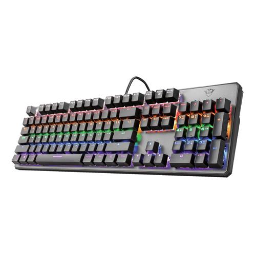 Trust GXT 865 Asta keyboard USB QWERTY UK International Black