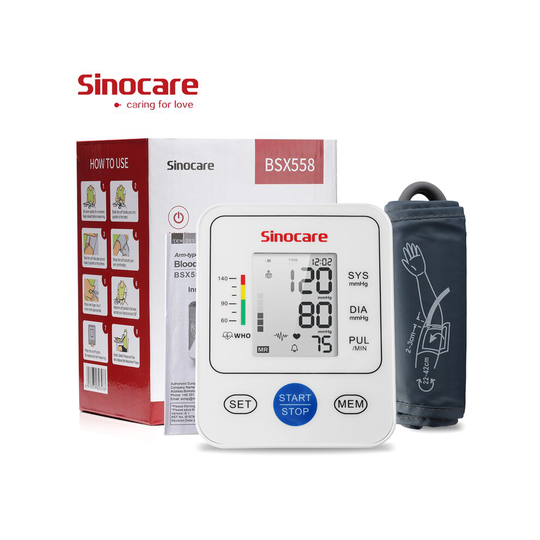 Sinocare Blood Pressure Monitor Upper Arm Automatic Digital BP Machine