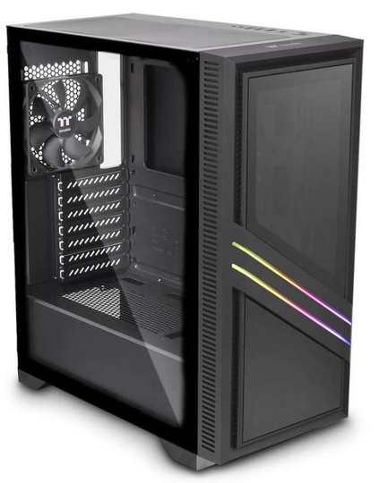 Thermaltake Black Versa T35 RGB Tempered Glass Mid Tower PC Gaming Case