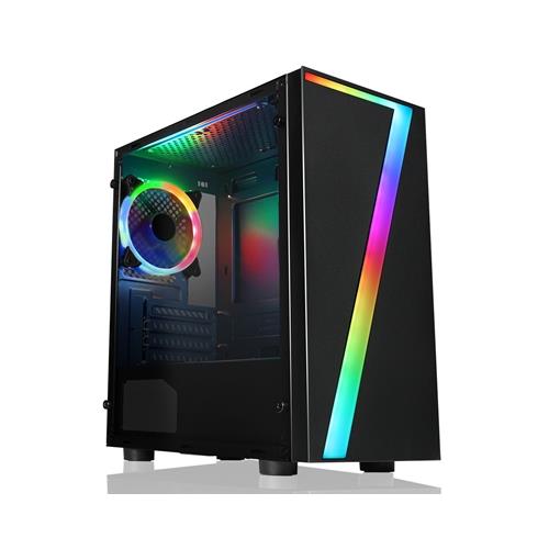 RGB Gaming Case with AMD Dual Core Processor 3.5GHz 8GB RAM memory 1TB SSD with an GT1030 Graphics card and Windows 10 Home - Prebuilt System