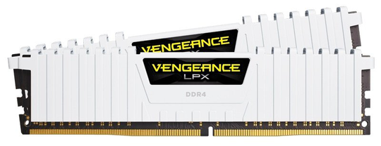 Corsair Vengeance LPX 16GB (2x8GB) DDR4 DRAM 3200MHz C16 Memory Kit - White
