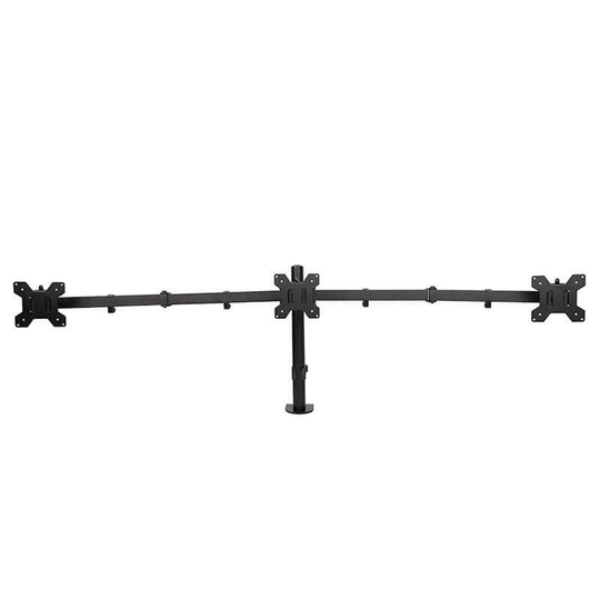 Xenta Triple Monitor Arm Mount for 13-27" Screens
