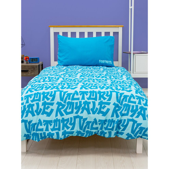 Fortnite Tagup Rotary Single Duvet Cover and Pillowcase Set