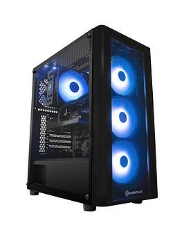 Pc Specialist Cypher G50R Pc Gaming Desktop Base Unit - Intel Core I5-12400F, Geforce Rtx 3060 Ti, 16Gb Ram, 1Tb M.2 Ssd &Amp; 1Tb Hdd