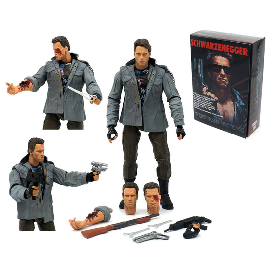 NECA Terminator Ultimate T-800 7" Action Figure Tech Noir Collect Model Toy Gift