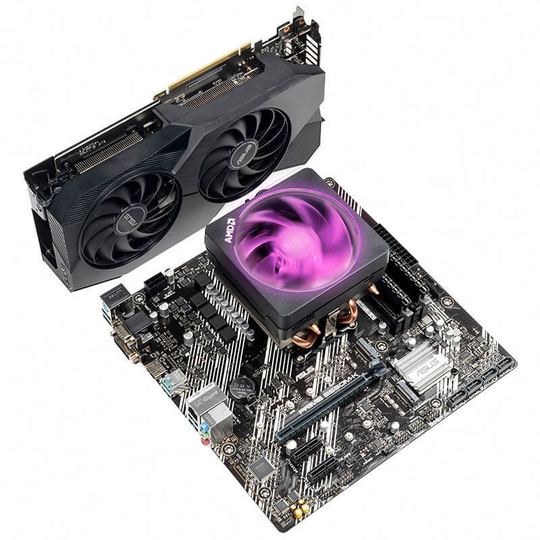 AlphaSync AMD Ryzen 5 5600X 16GB RAM RTX 3060Ti Custom PC Bundle